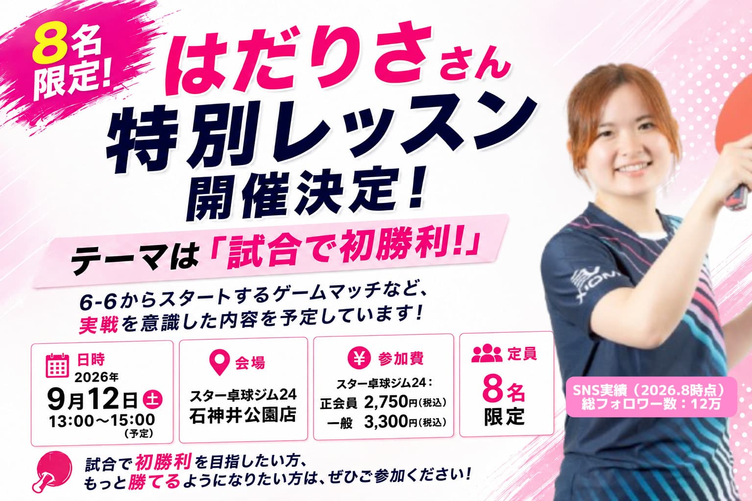 はだりさコーチによる特別レッスン